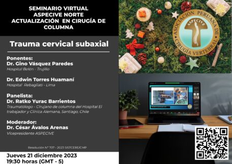 ASPECIVE Presidente: Eduardo Laos Plasier. Neurocirujano de columna
