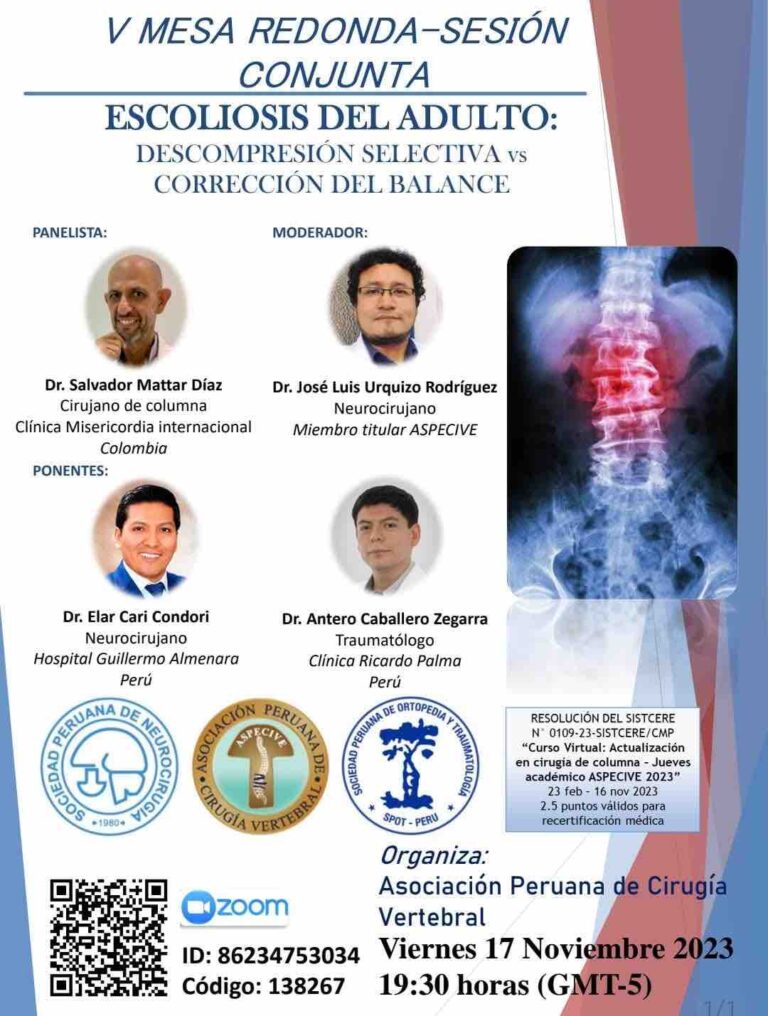 Escoliosis del adulto ASPECIVE